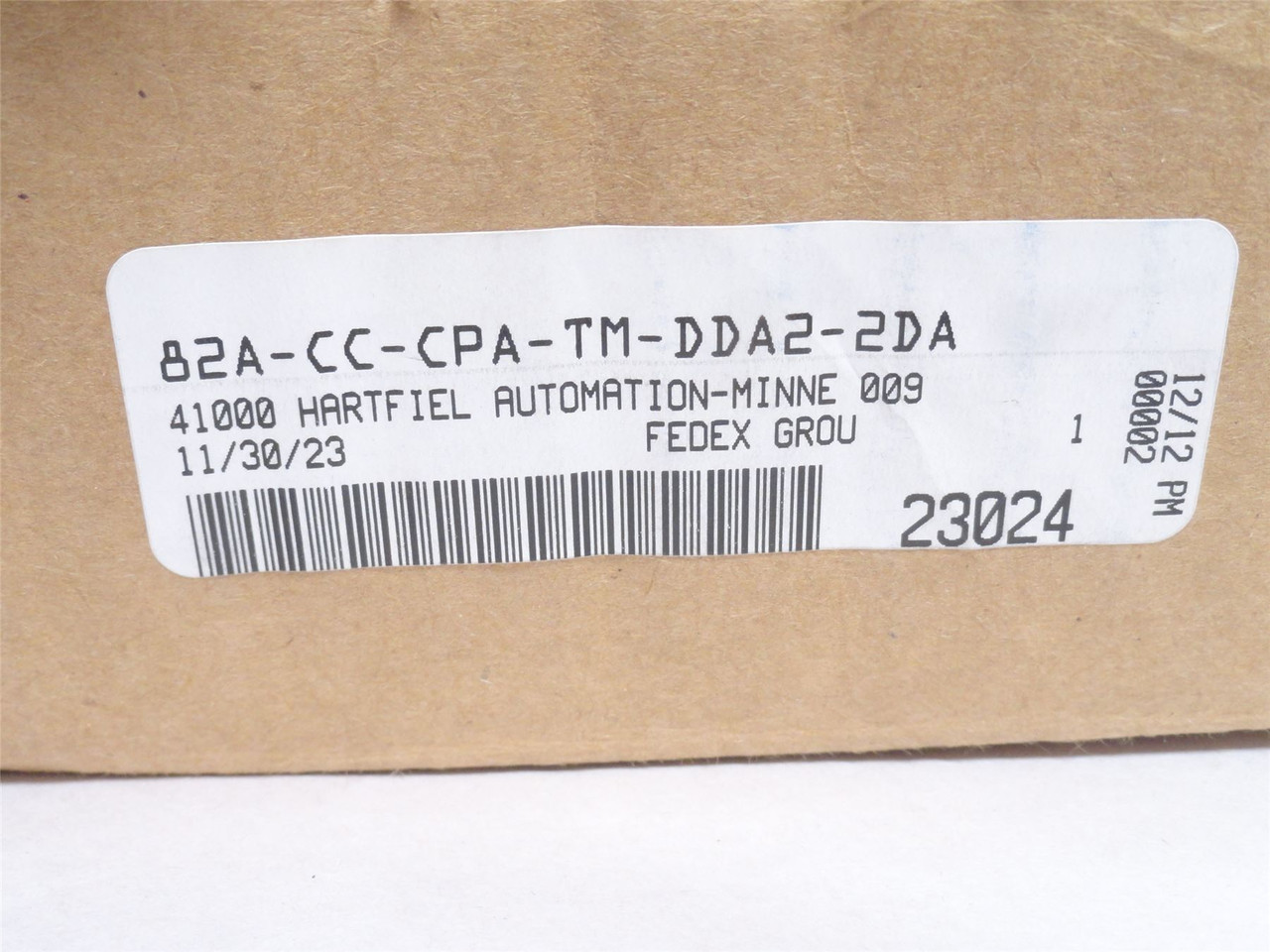 MAC 82A-CC-CPA-TM-DDA2-2DA; Solenoid Valve; 25-1501PSI; 24VDC
