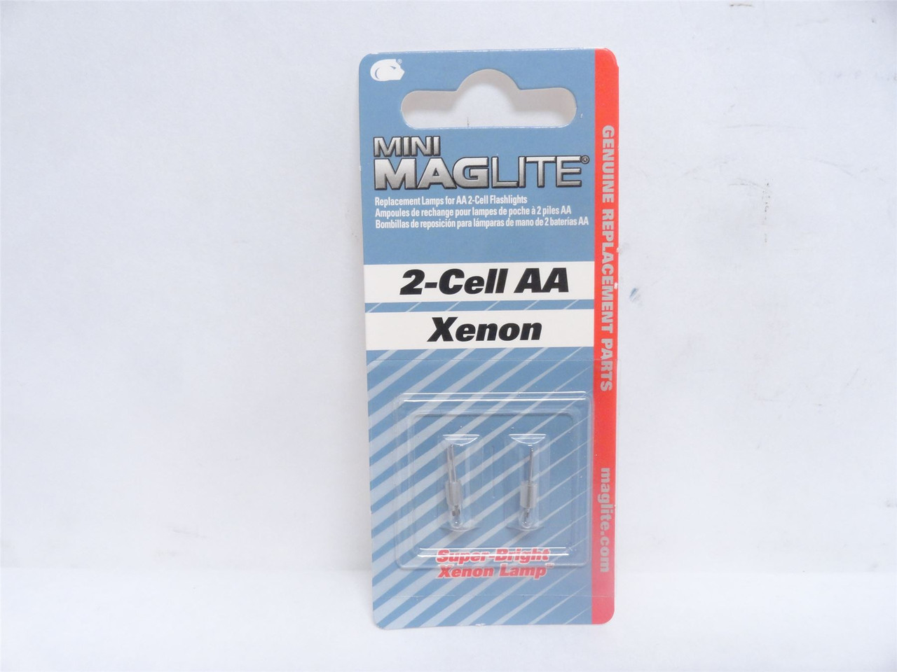 Maglite LM2A001; Pack-2; Lamps for 2-Cell; AA Mini Flashlight