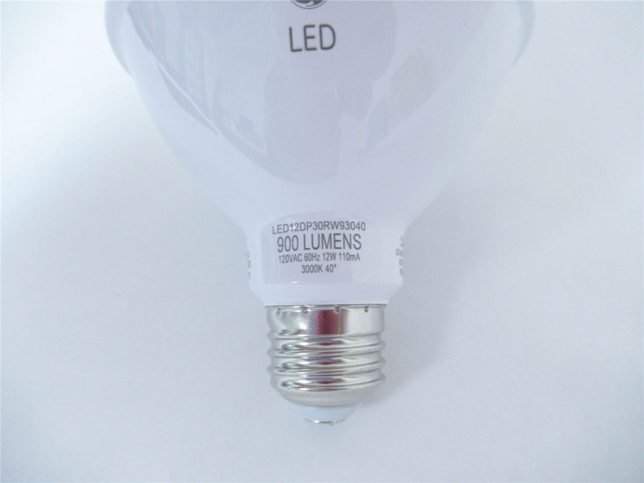 GE PAR30; Lot-3 LED 12 Watt Dimmable Low Glare Flood Light