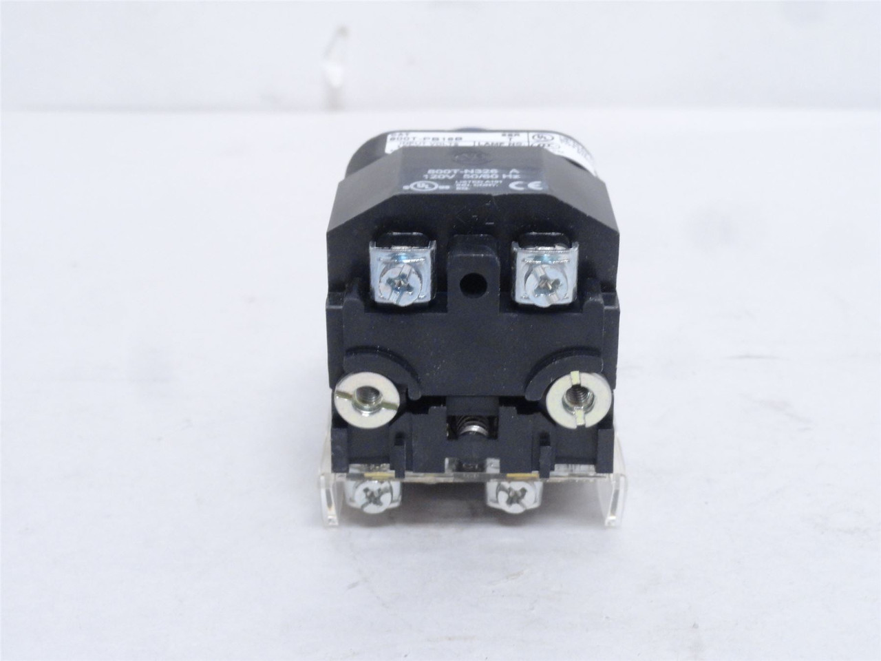 Allen-Bradley 800T-PB16B; Illuminated Blue Push Button 120VAC