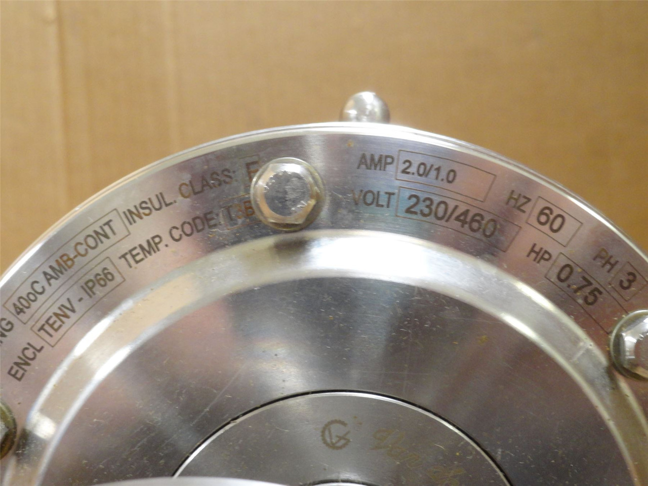 VanderGraaf TM127B25-475NB-STM; Drum Motor 11"BeltWidth 110FPM