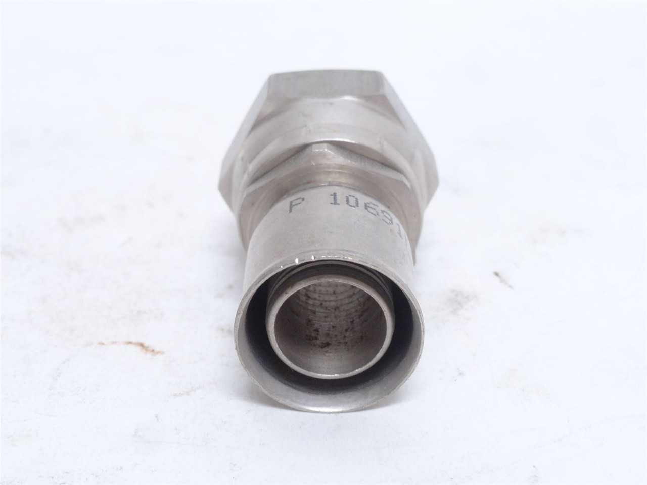 Parker 10691N-12-12C; PTFE Crimp Fitting; 5/8" Tube; 3/4 JIC