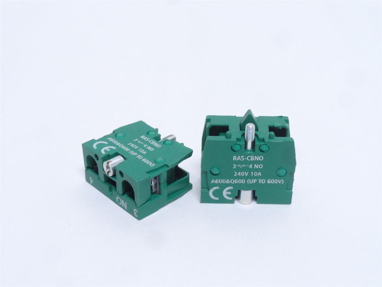 Europa RAS-CBNO; Lot-2; Aux Contact Blocks; 1-NO; 10A; 240VAC