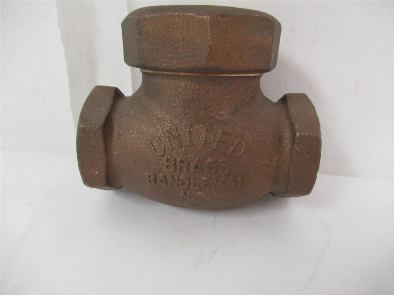 United Brass 50T1; Check Valve Spring Loaded 1" Brass