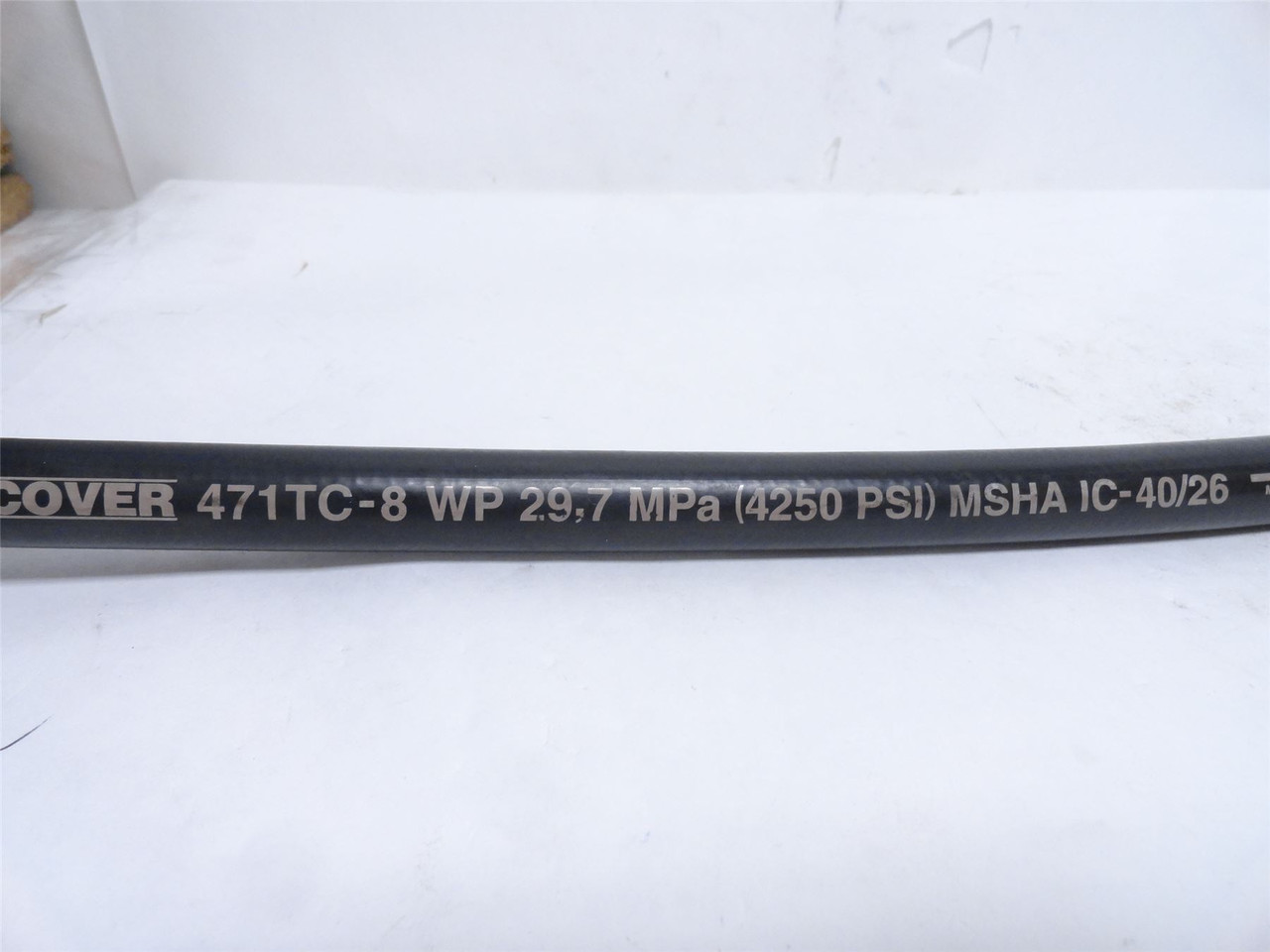 Parker F471TC0606128845000; Hose Assy; 1/2 JIC x 1 JIC; 35" L