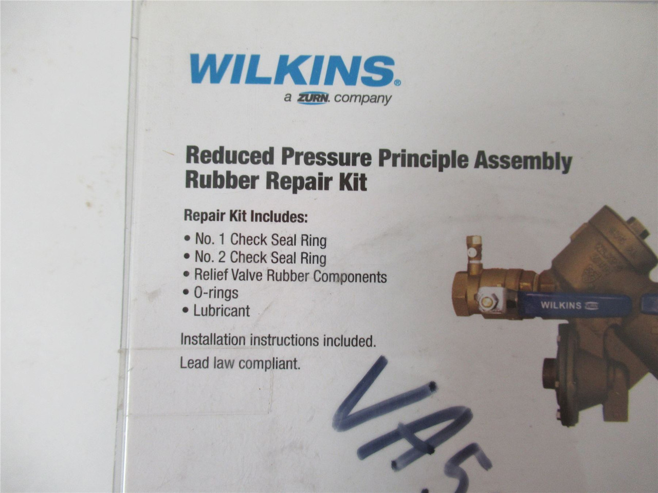 Wilkins RK114-975XLR; Backflow Preventer Rubber Repair Kit