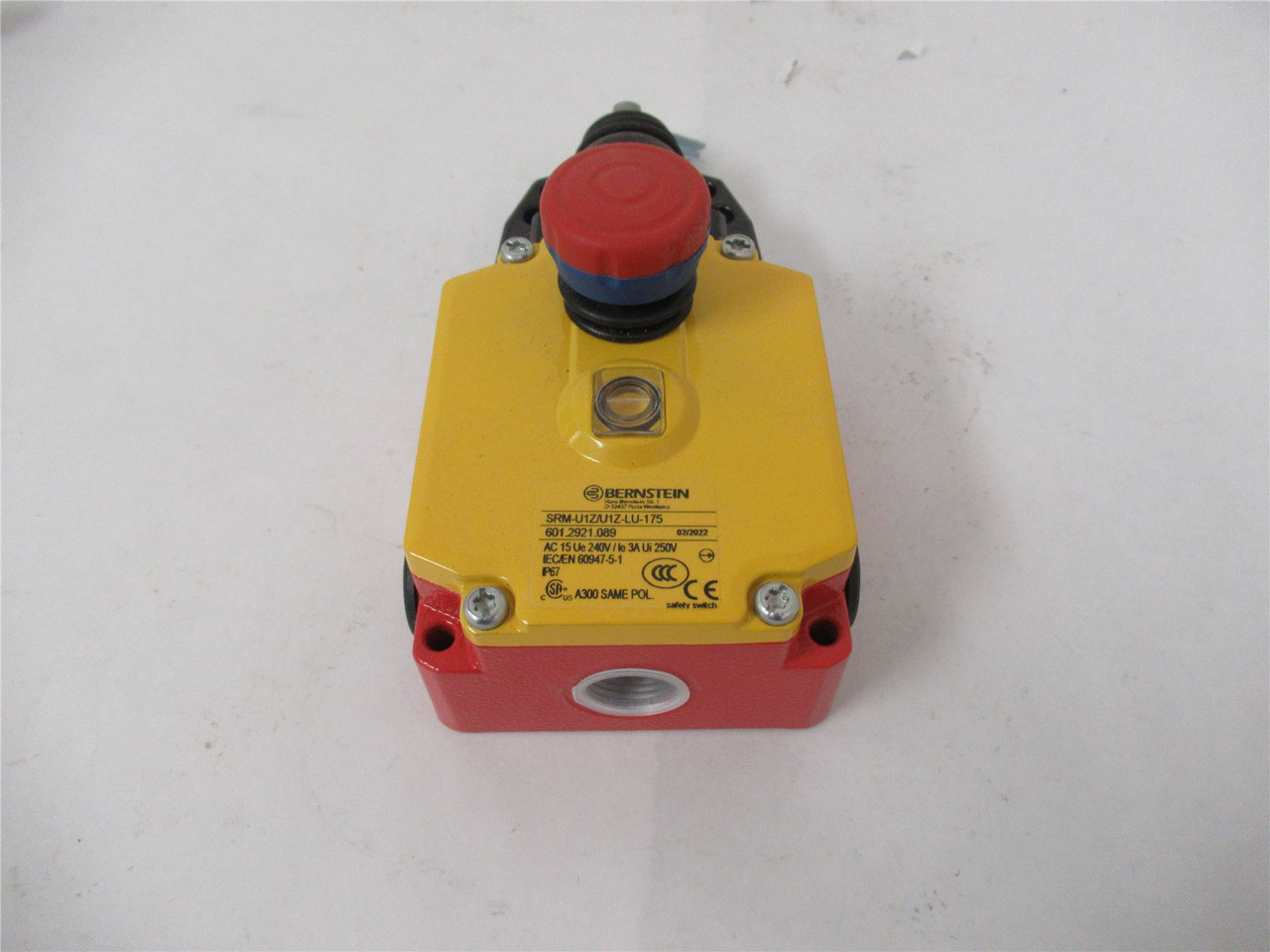Bernstein 6012921089; Safety Rope Pull Switch 240V
