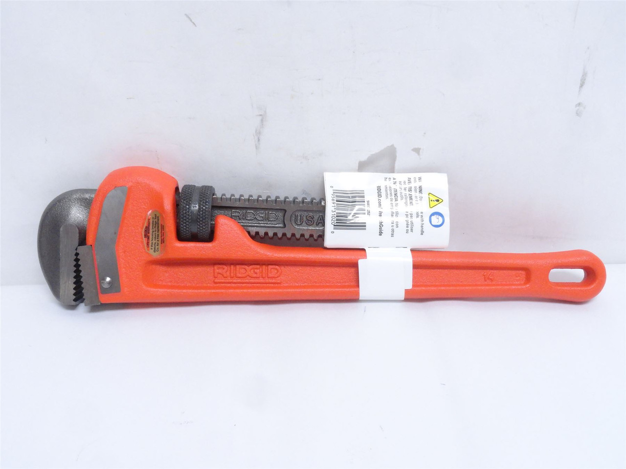 Rigid 31020; I-Beam Serrated Pipe Wrench; Size: 14"