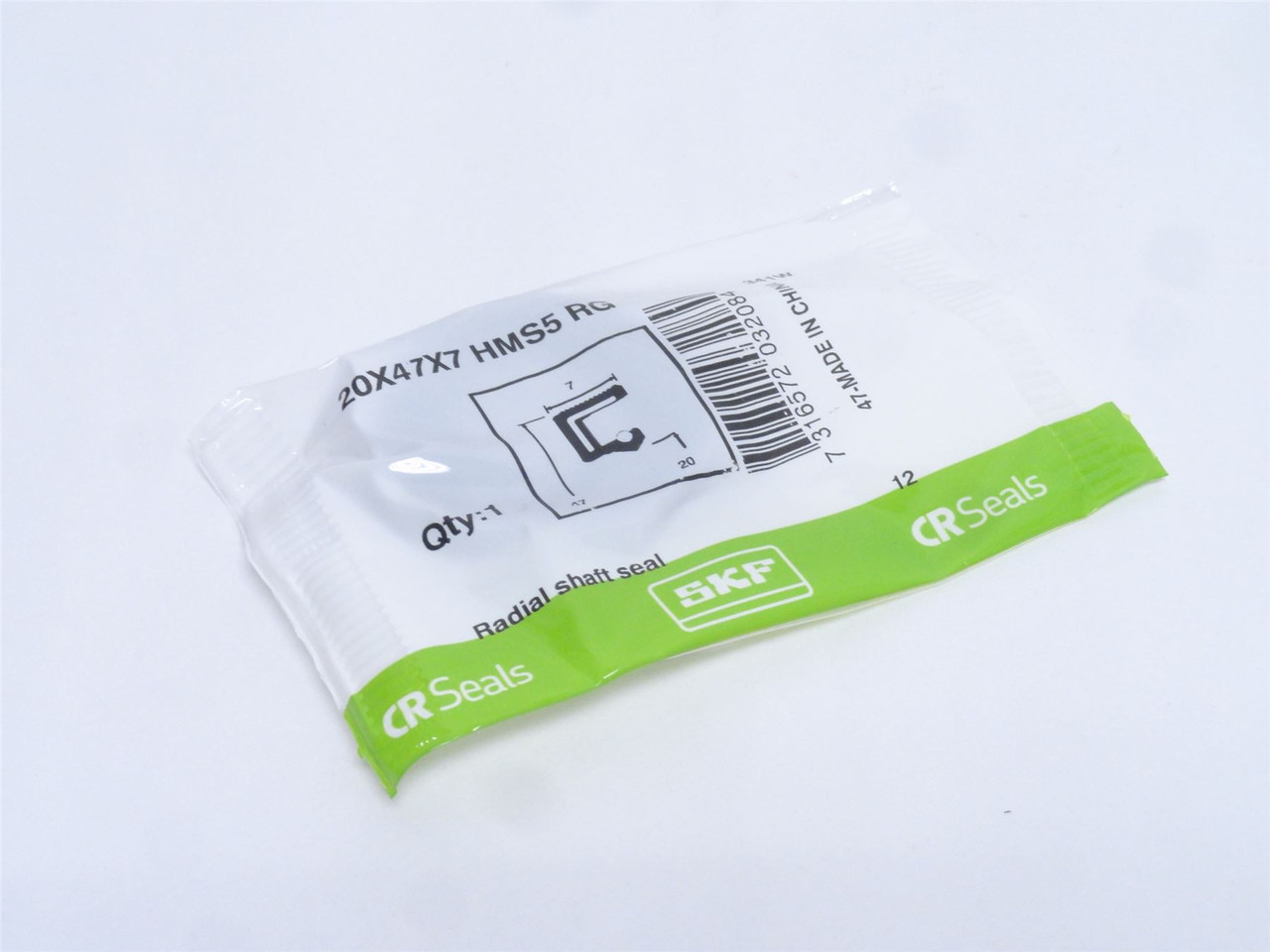 CR 20X47X7HMS5RG; Single Lip Oil Seal 20mmID x 47mmOD x 7mm W