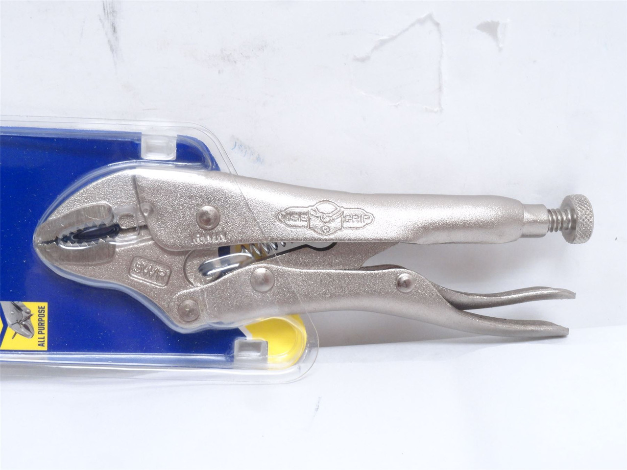 Irwin 902L3; Vice Grips; Alloy Steel; Curved Pliers W/Cutter