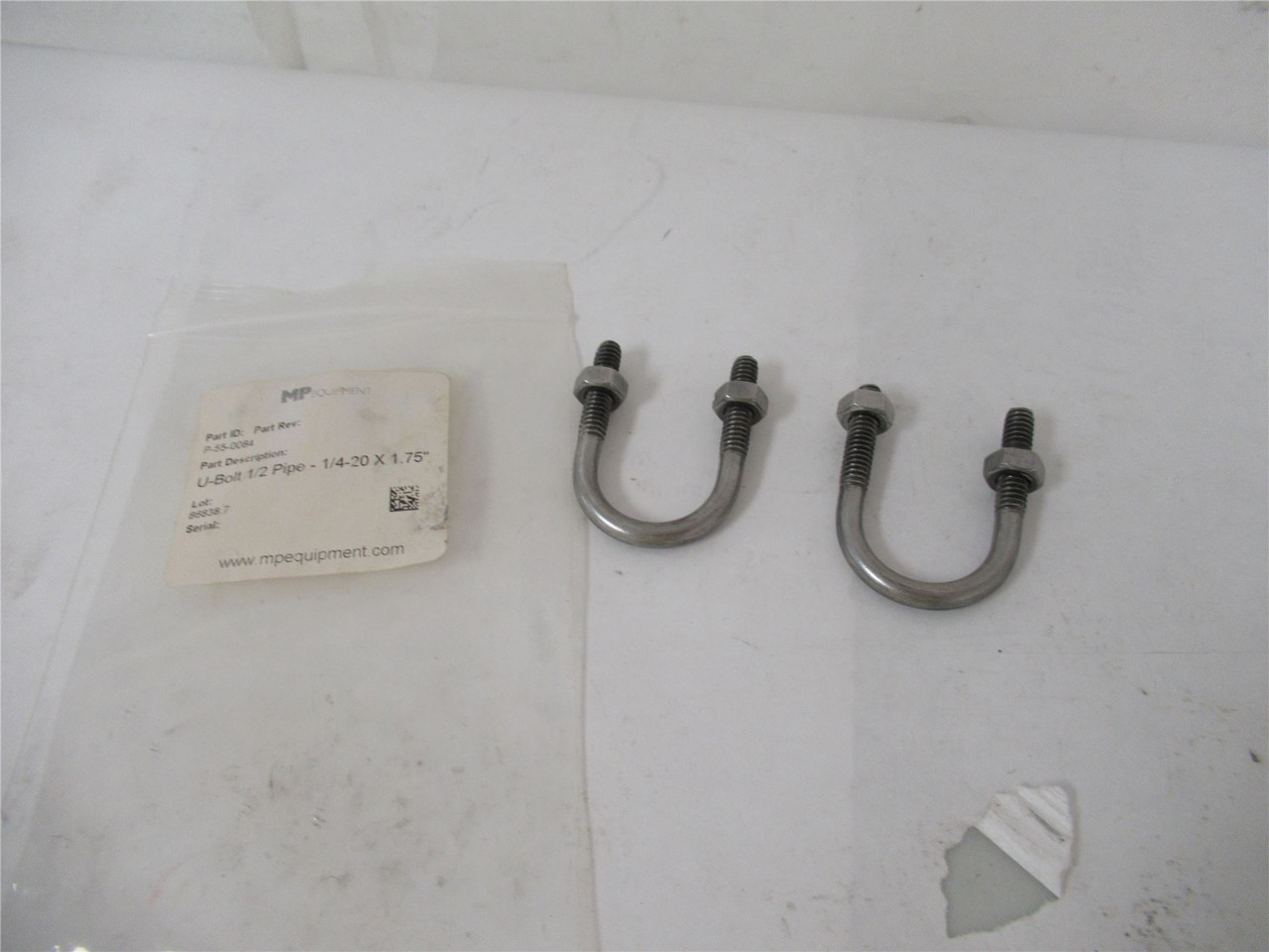 MP EQUIPMENT P-55-0084; Lot-2UBolt1/2" Pope1/4-20x1.75