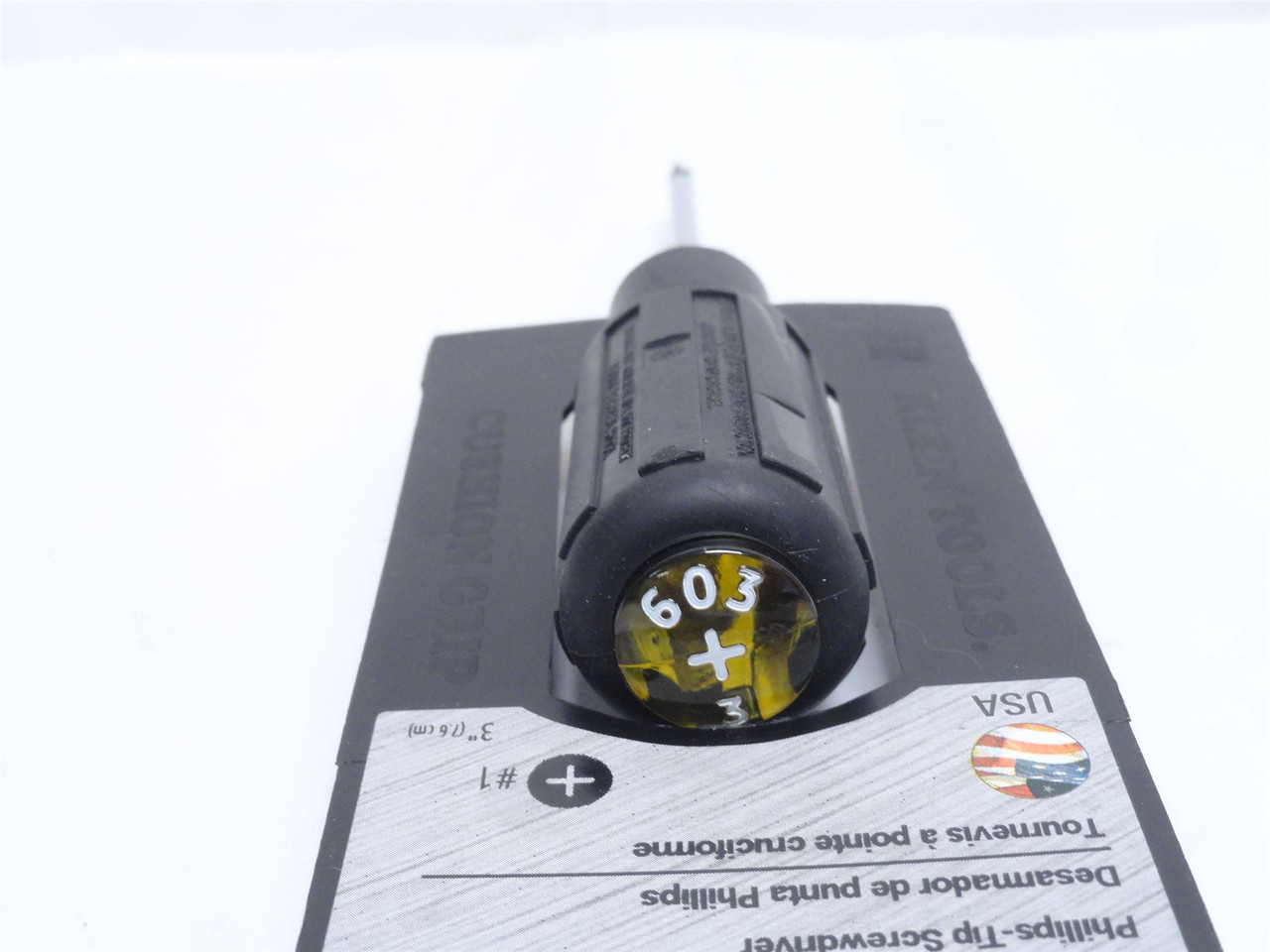 Klein Tools 603-3; Phillips Head Driver #1; 3" Round Shank