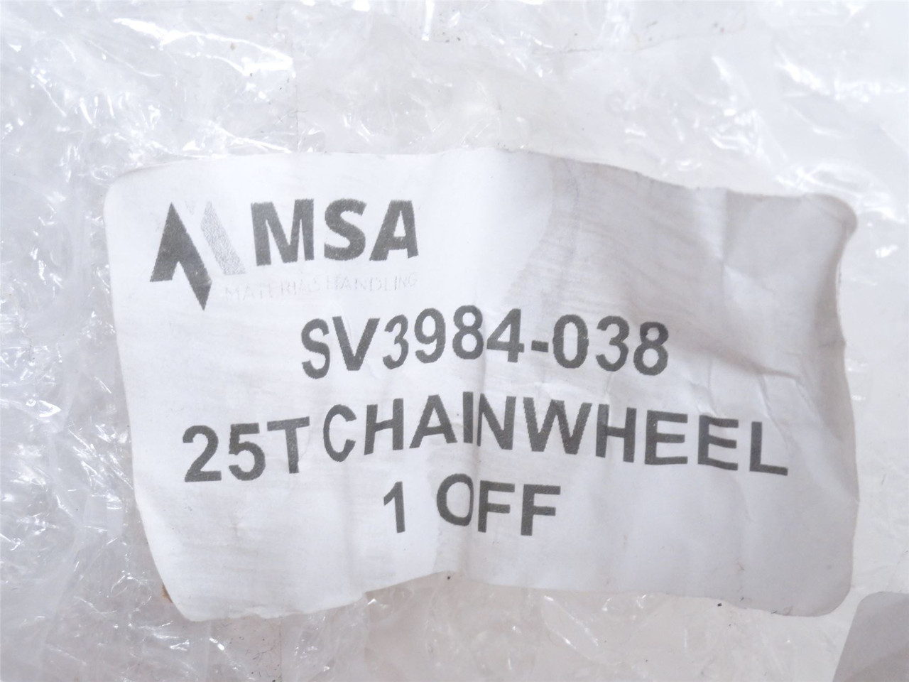 MSA SV3984-038; Double Row Sprocket #50; 25 Teeth; 1-3/8"ID