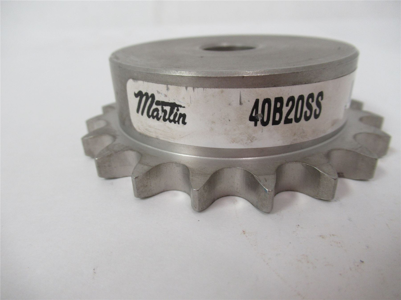 Martin 40B20SS; Sprocket #40 20T SS .625" Bore