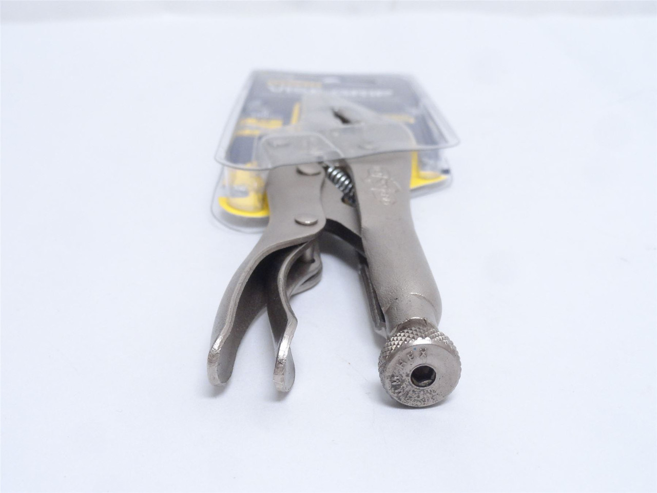 Irwin 1402L3; Long Nose Locking Pliers W/Wire Cutters; 6"