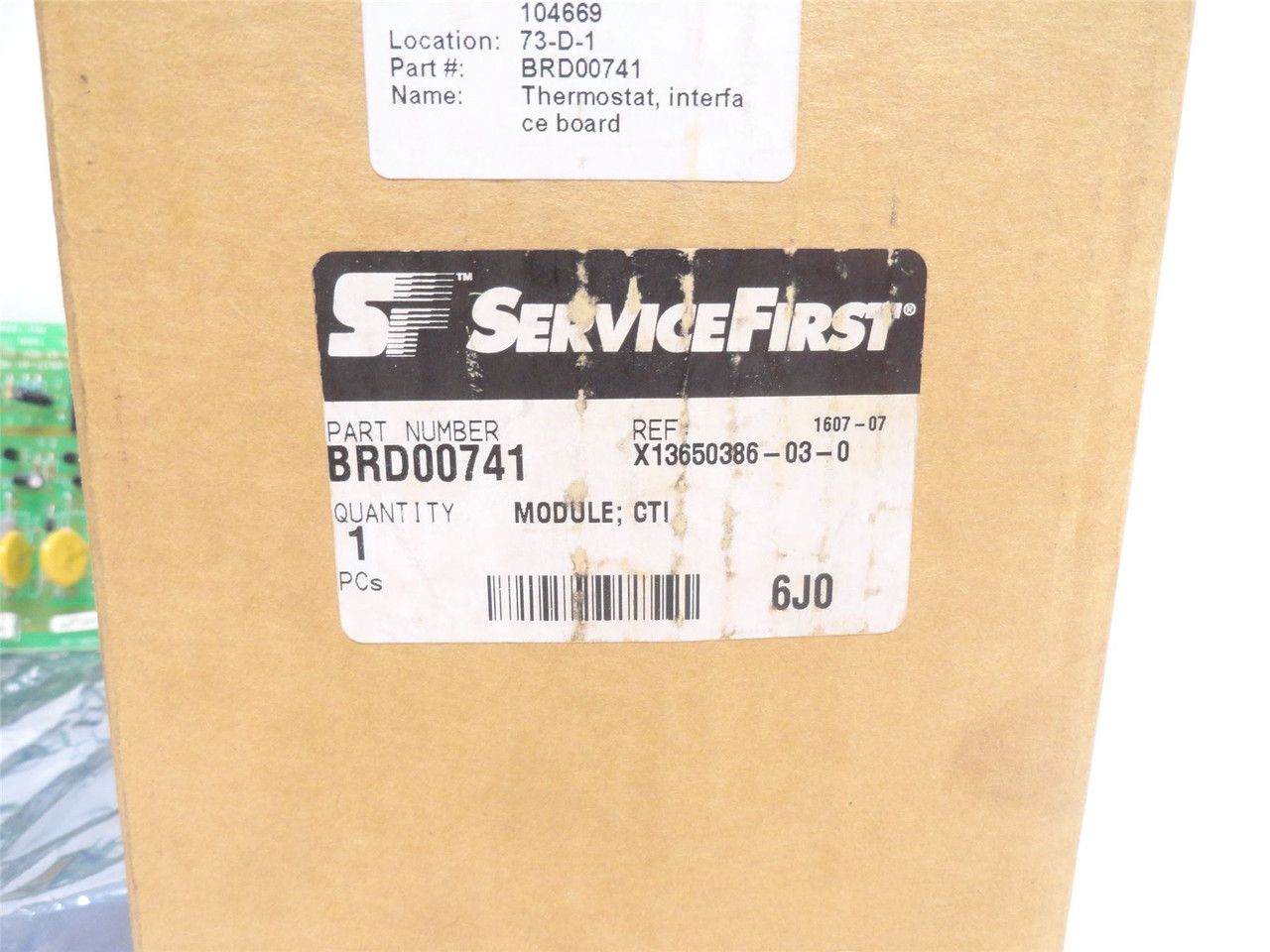 Trane X13650386-01; HVAC Thermostat Interface Board