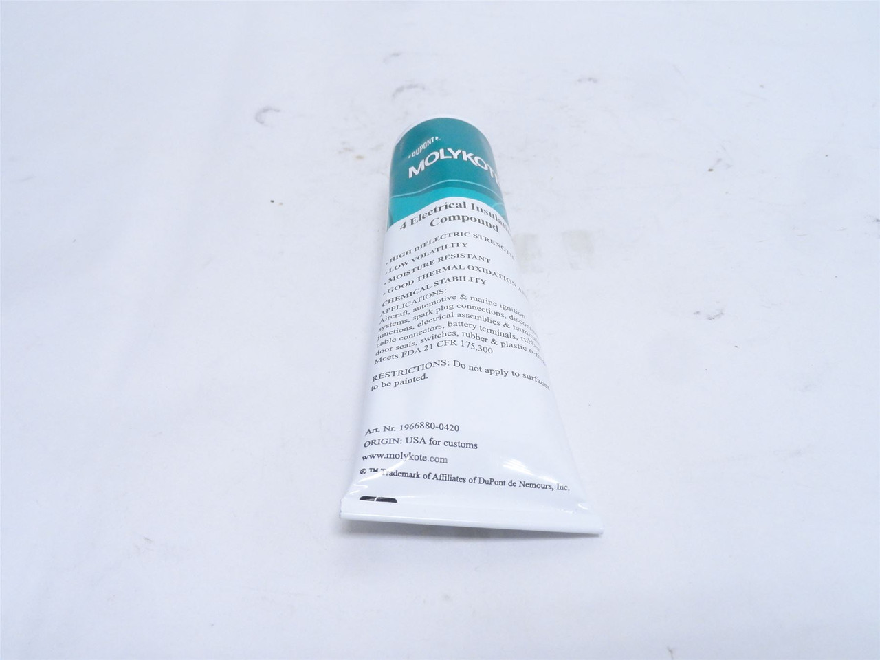 Dupont Molykote 4; Electrical Insulating Compound; 150g