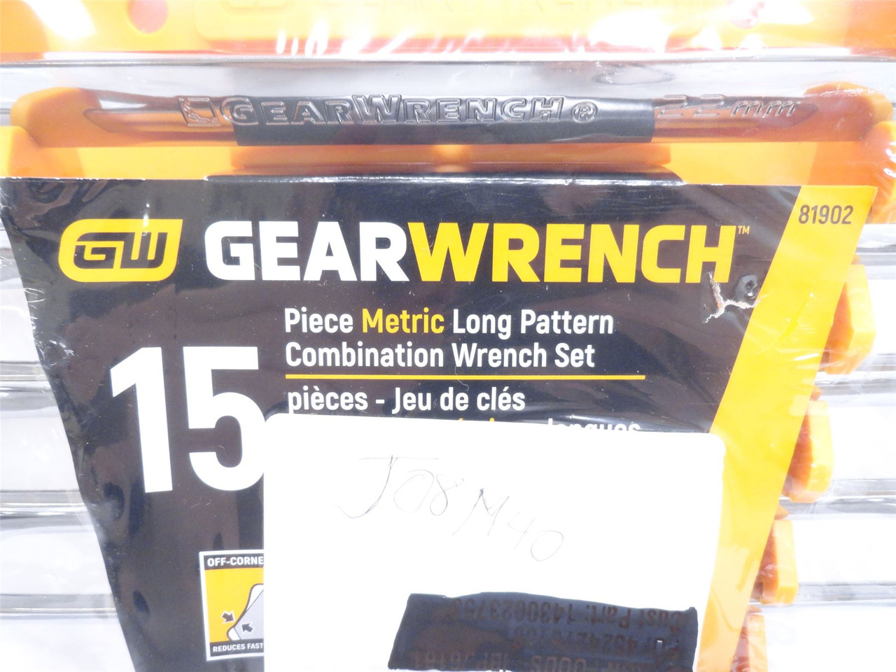 Apex Tools 81902; Metric Combination Wrench Set; Long Pattern
