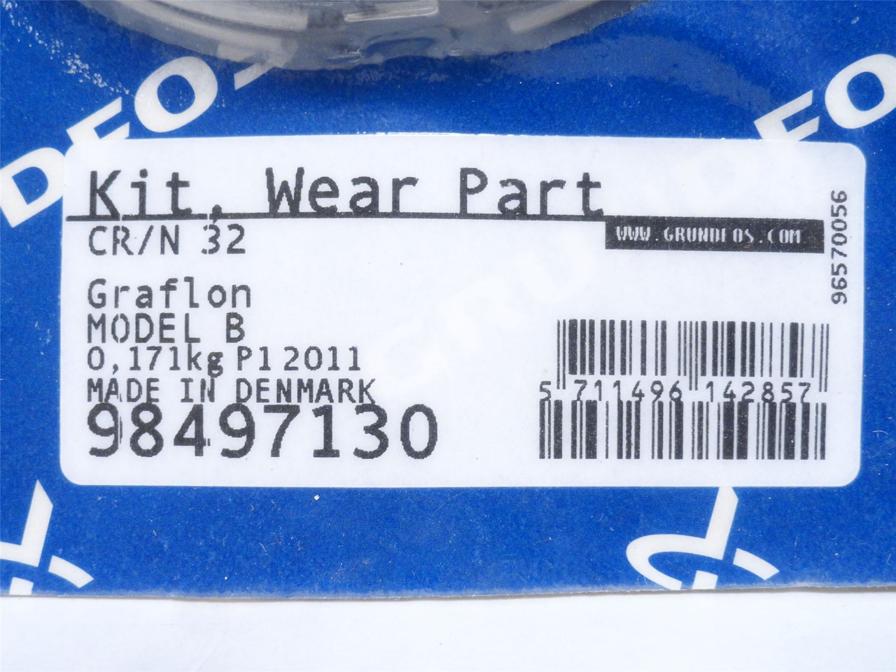 Grundfos 98497130; Wear Parts Kit; 1-2 Stages Graflon
