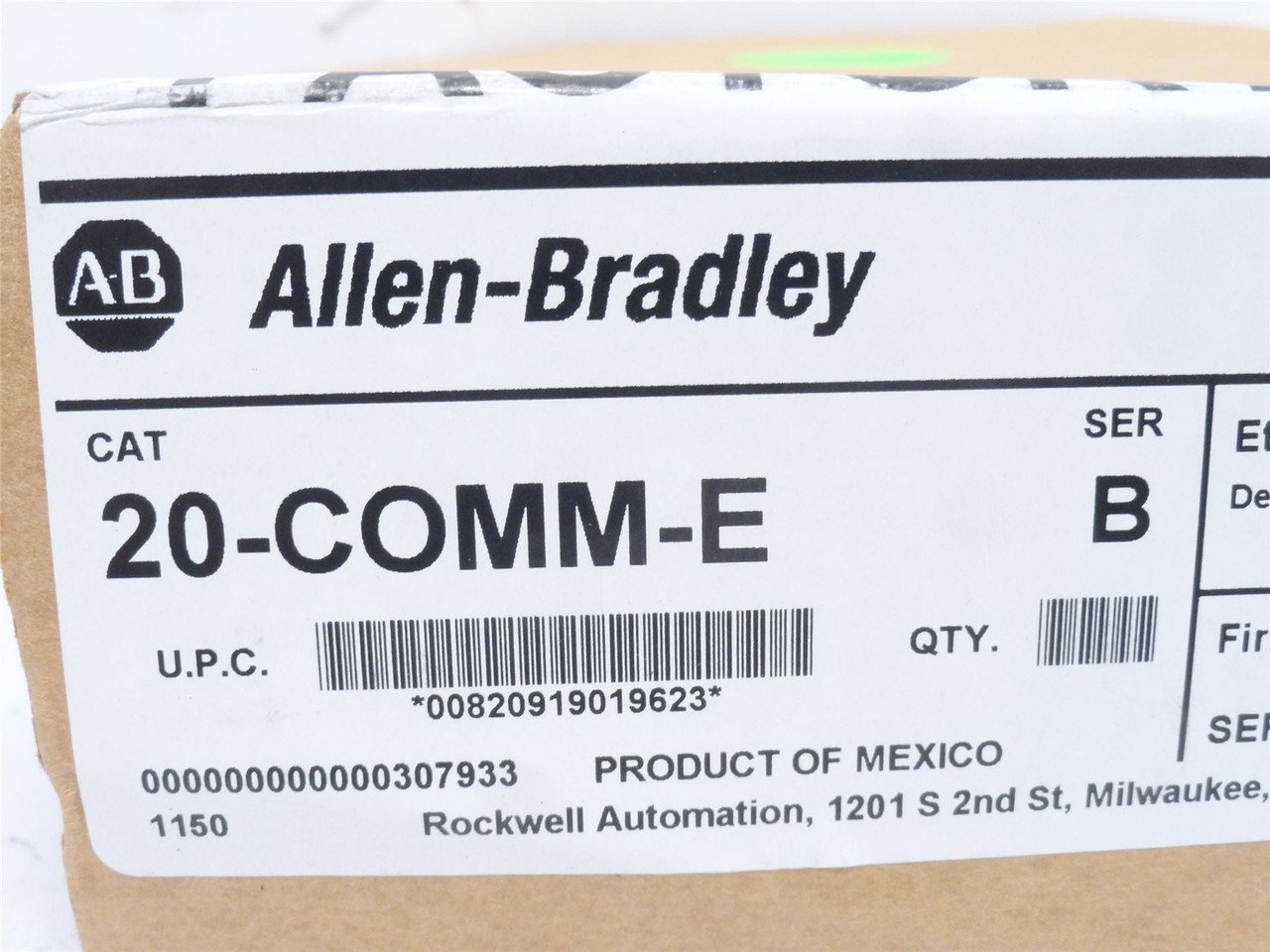 Allen-Bradley 20-COMM-E; EtherNet/IP to DPI Adapter; 5VDC