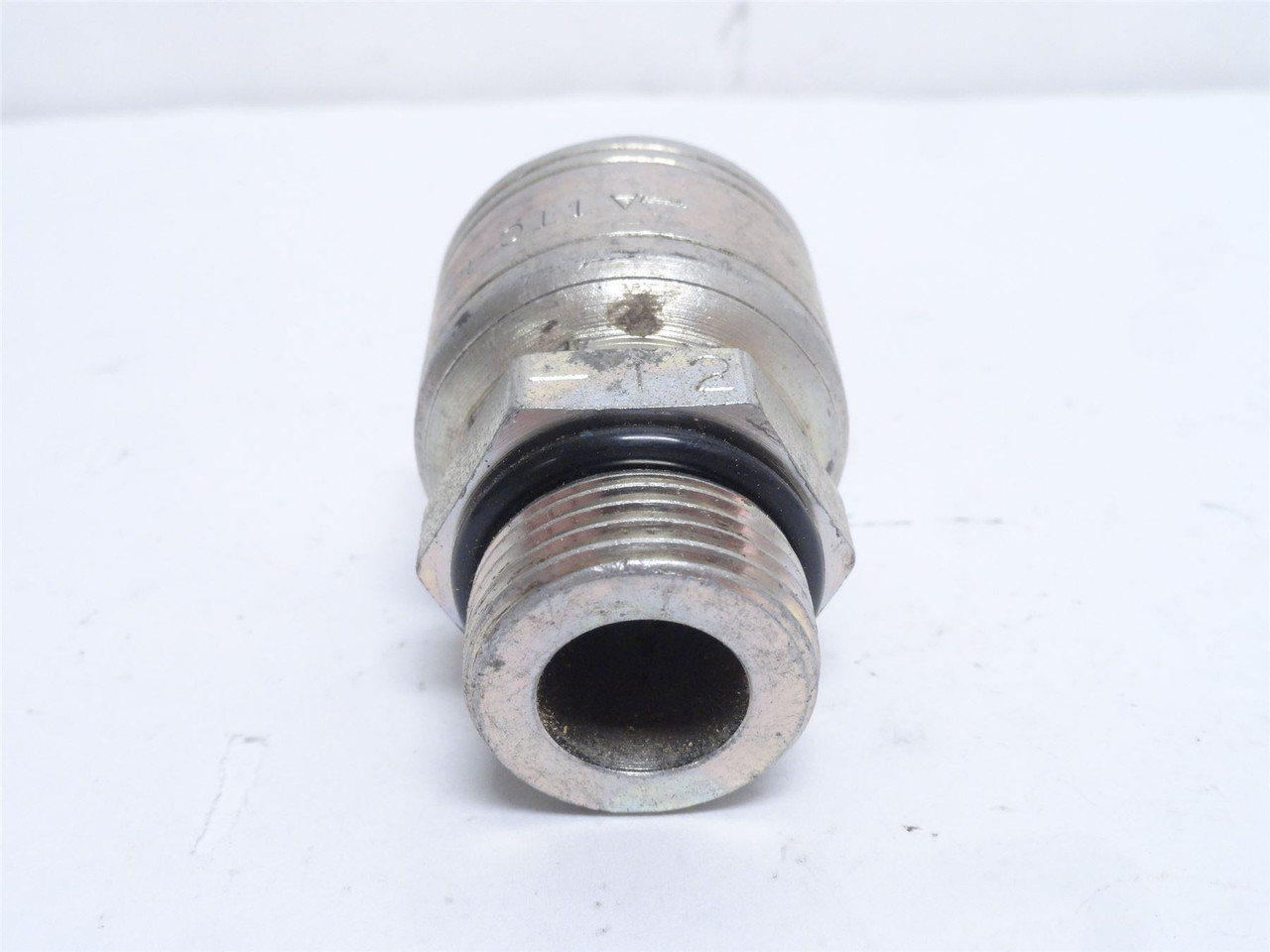 Eaton 1AA12MB12; Hydraulic Crimp Fitting; 1/2NPT x 1/2" Tube