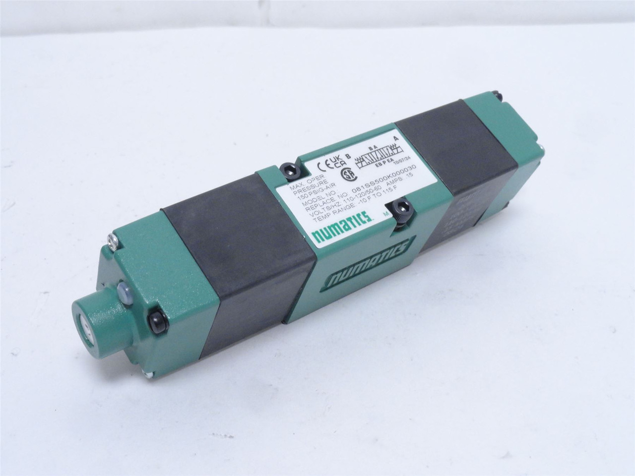 Numatics 081SS500K000030; Double Solenoid Air Control Valve