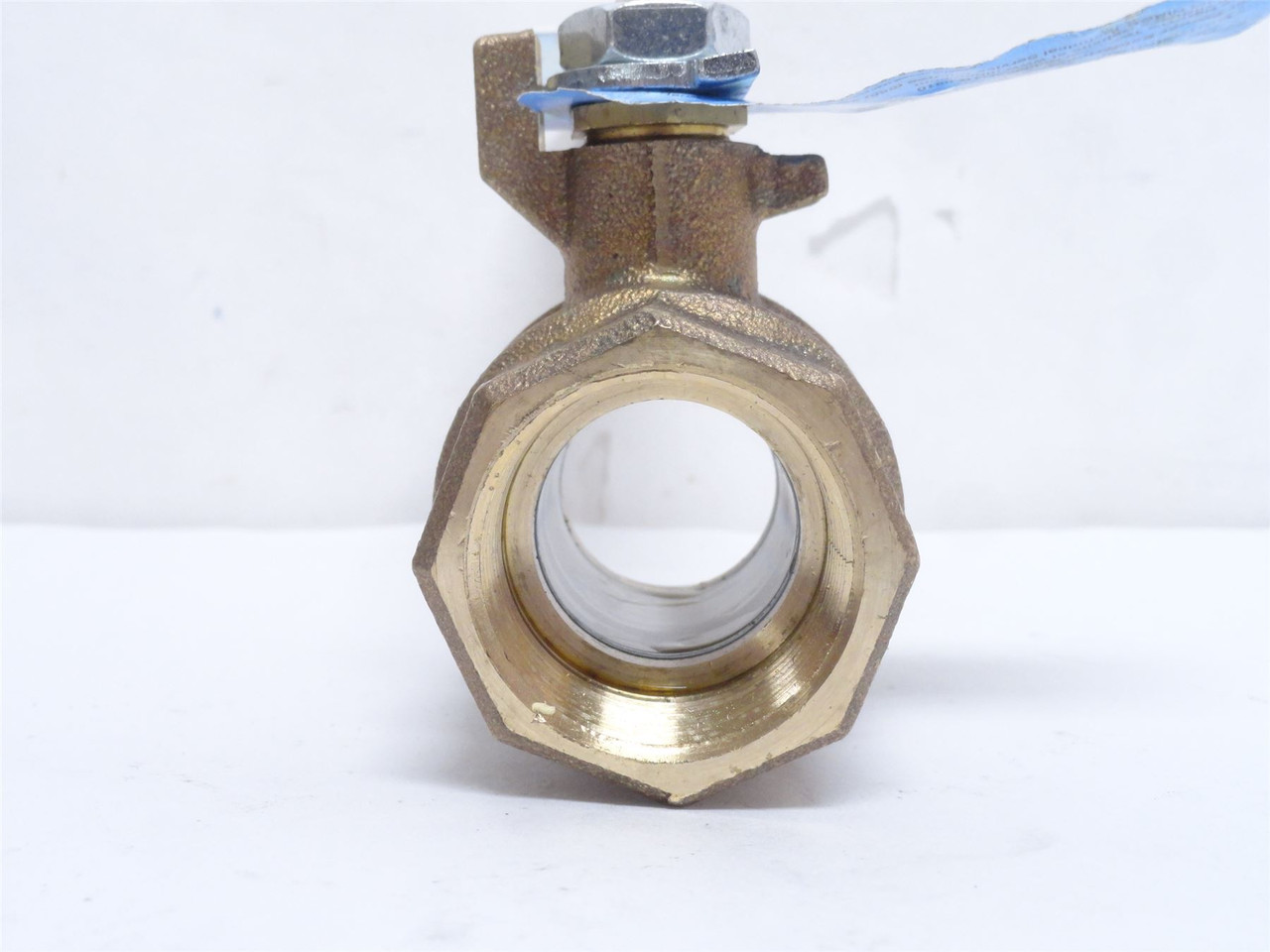 Nibco T-585-80-LF-1-1/4; Lead-Free Bronze Ball Valve; 1-1/4NPT