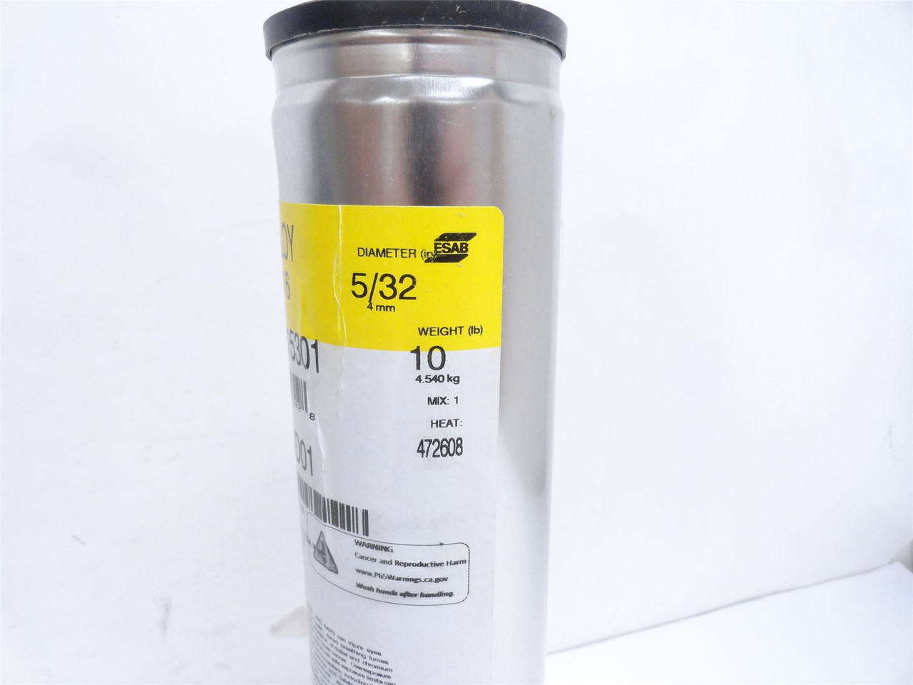 ESAB 308L-16; Arcaloy Stick Electrodes; SS; 10LB Can 5/32"