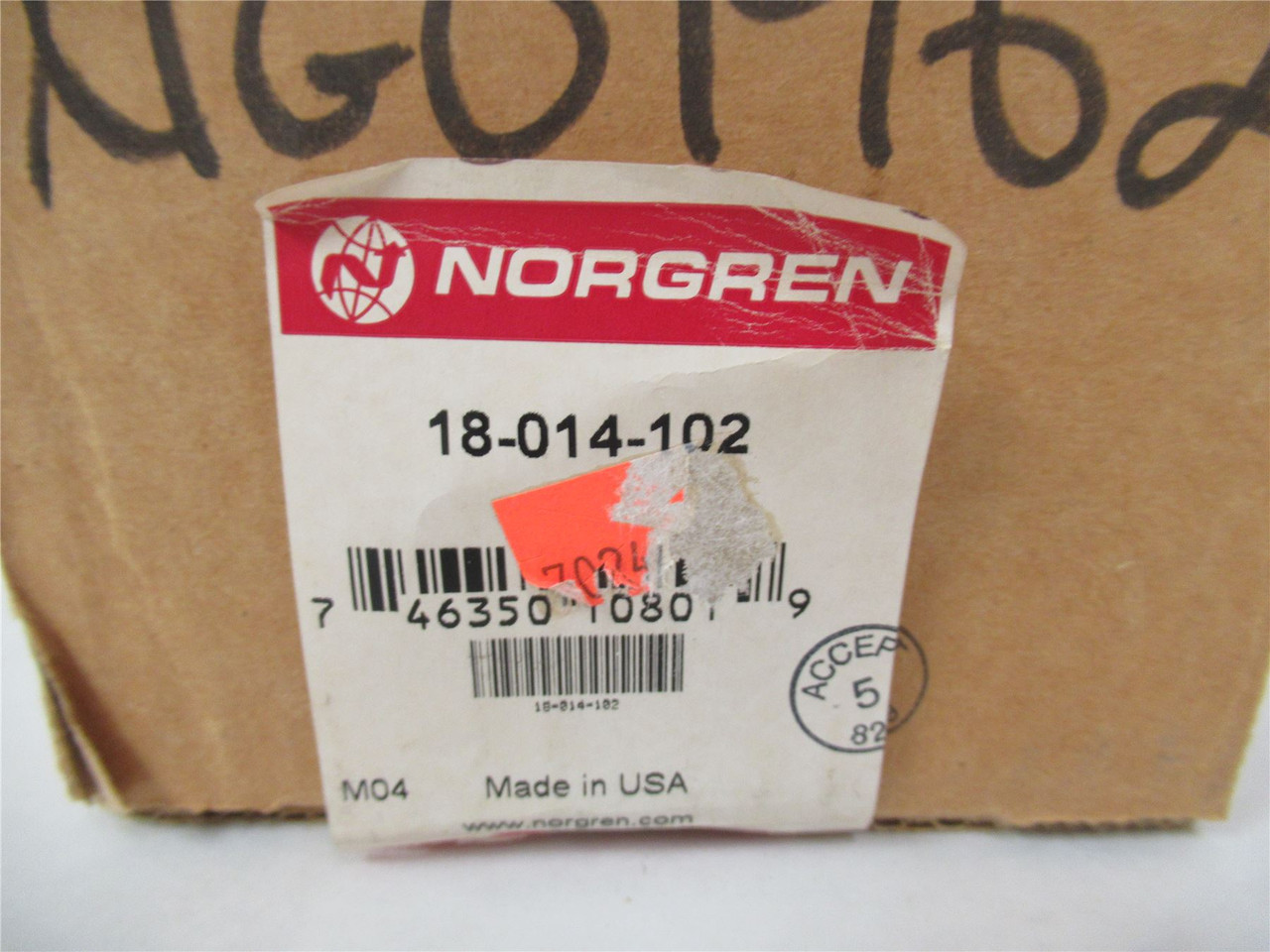 Norgren 18-014-102; Solenoid Valve Poppet 150 PSI
