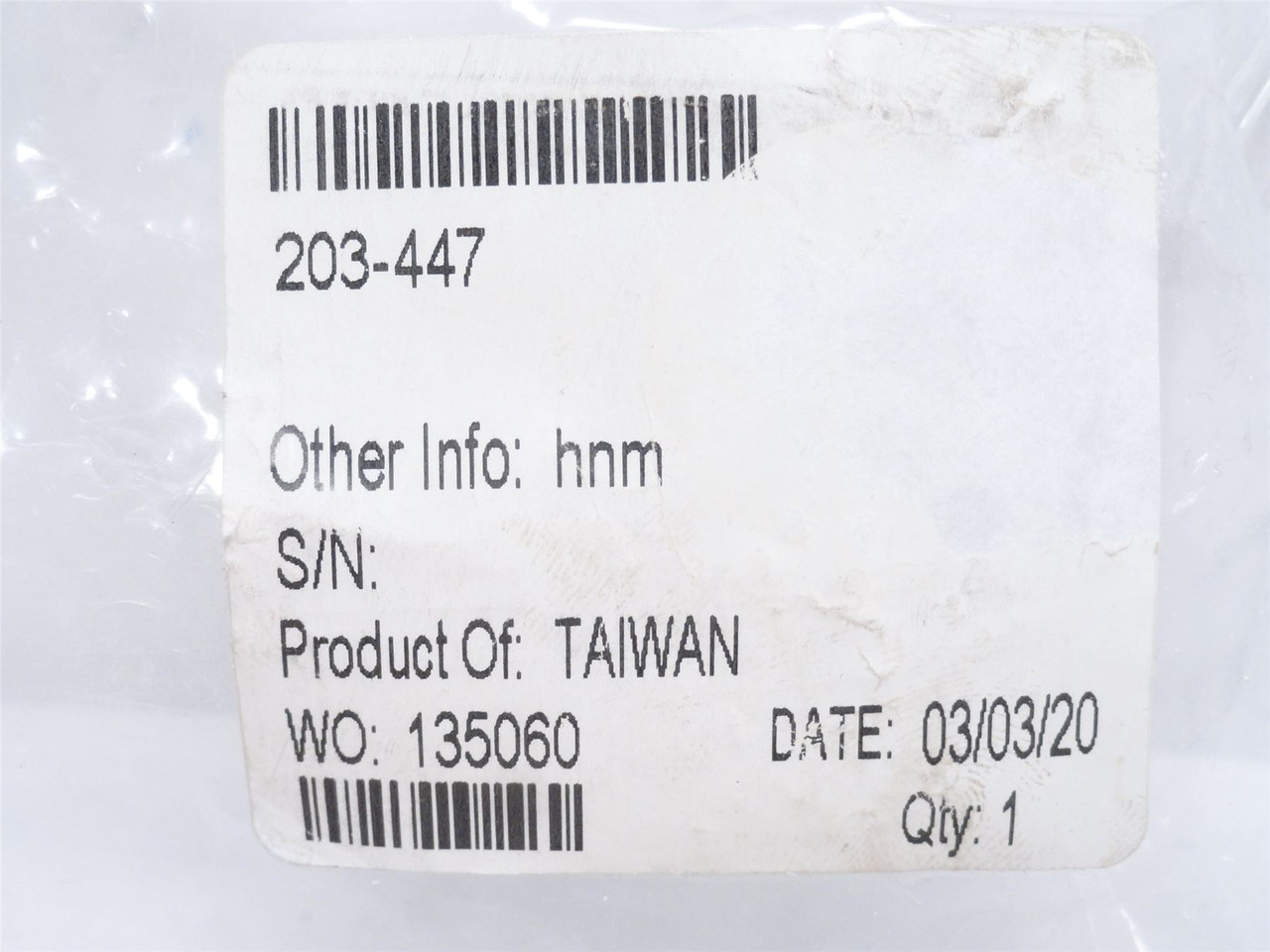 Numatics 203-447; Pneumatic Manifold