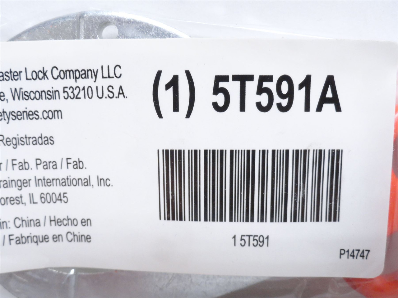 Master 5T591A; Padlock Lockout Hasp; 1" Opening
