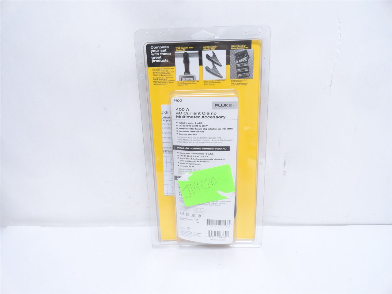 Fluke I400; Clamp On Current Probe; 400A; 600VAC