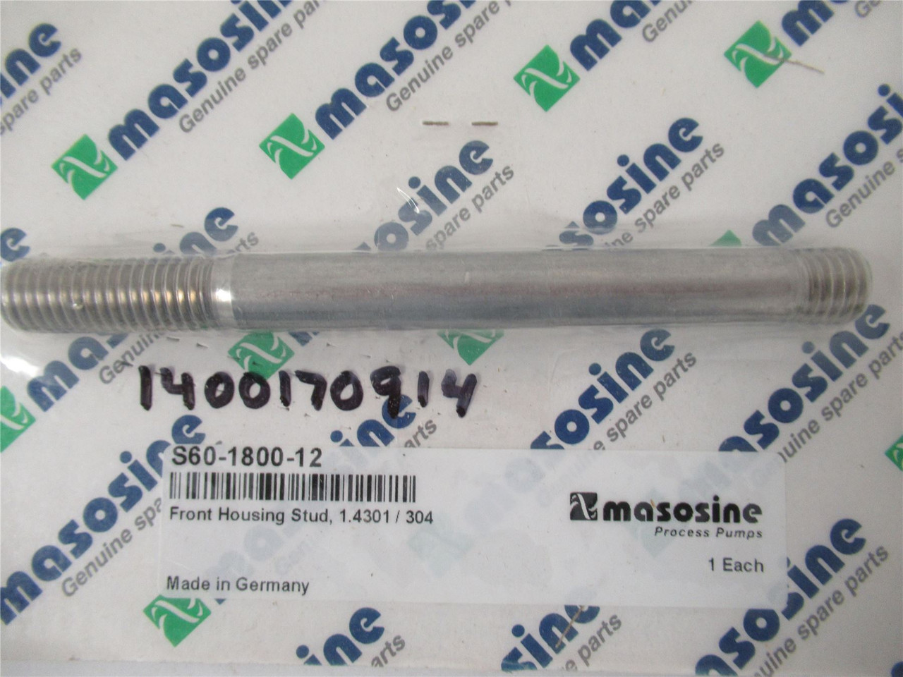 Masosine S60-1800-12; Frount Housing Stud 1.4301/304