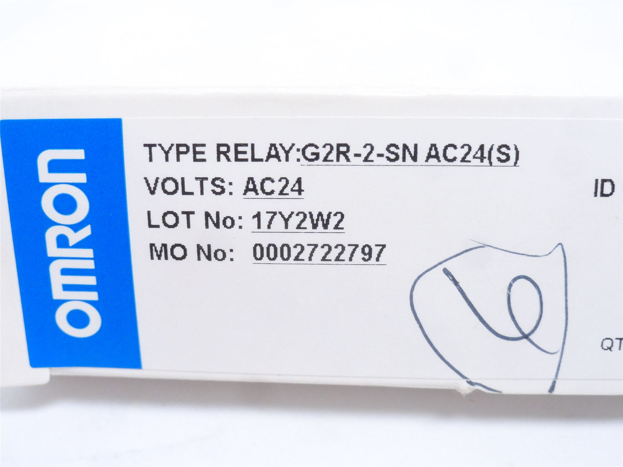 Omron G2R-2-SN-AC24; Smart Power Relay 5A; 250VAC; Coil-24VAC