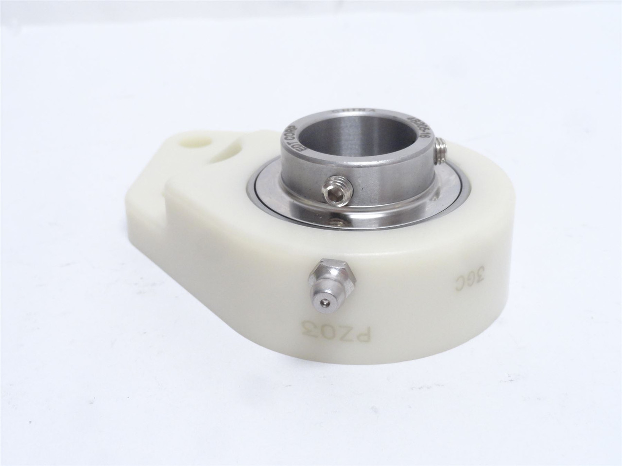 EDT 4B3GC8-16GX; Poly Flange Bearing; 1"ID; 3-Bolt Bracket