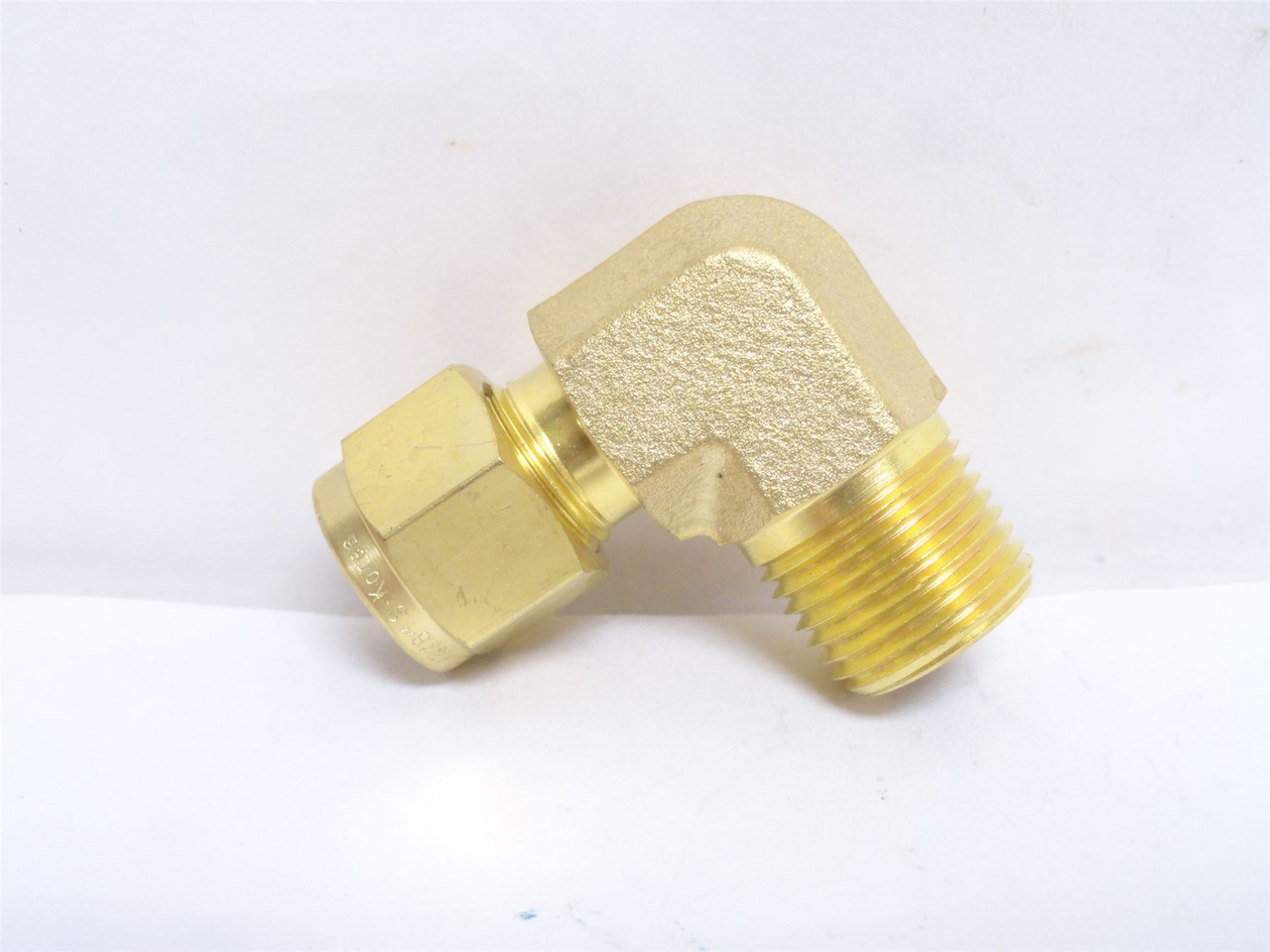 DK-LOK DLM-6-6N-B; Brass Elbow; 90Deg; 3/8NPT x 3/8" Tube