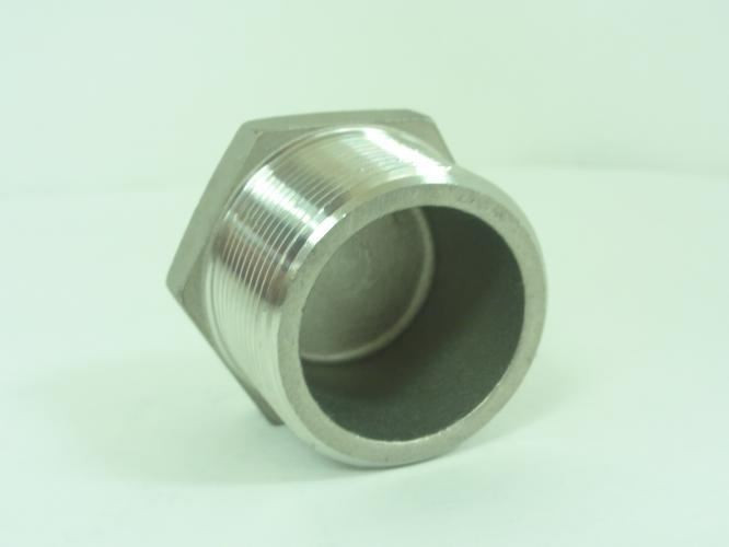 Industry-std 6JK27; Stainless Steel Hex Plug 1-1/2" MNPT