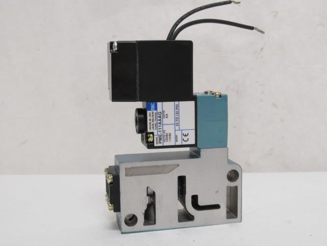 MAC 914B-PM-111AAAG; Solenoid Valve; 25-250PSI; 120VAC