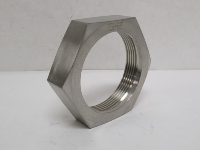 Ferguson G13H4P; Pipe Lock Nut; SS-304; 4" Threaded