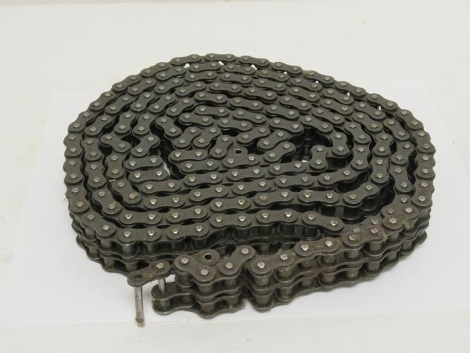 Tsubaki RS40-2-RP-U; Double Strand Roller Chain #40; 10' Length