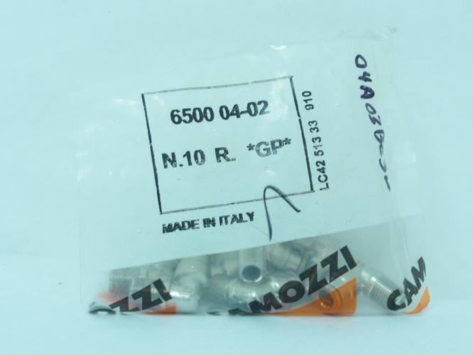 Camozzi 6500 04-02; Lot-7 Male Elbows; 1/4" Push-In x 1/8" NPT