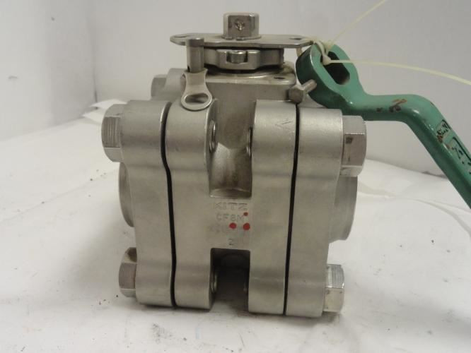 Kitz AKU3TFZM-FS; Ball Valve SS; 2" Socket Connection; 1000WOG