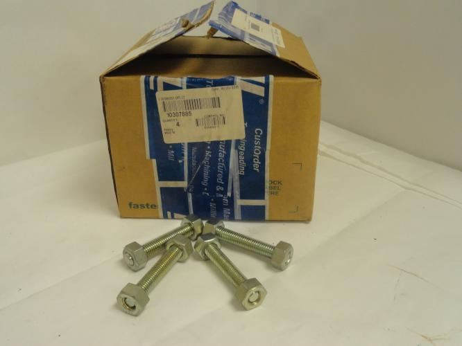 Fastenal 100270; Lot-4 Bolt Stud-Nuts; 1/2" x 3"