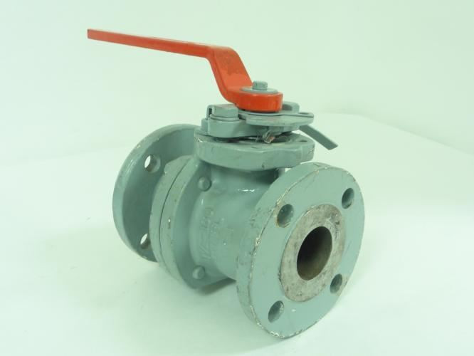 KITZ K-16V-1-1/2"; Flanged Ball Valve; 2-Piece; 1-1/2"