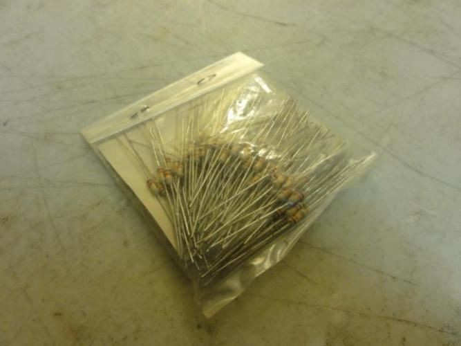 Sentinel MDL-Unkn80910; LOT-100 Resistors; 120k Ohms; 1/4W
