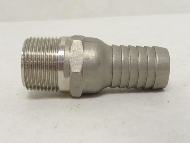 Industry-Std 3LZ84; Combo Barb to NPT ; SS-316; Size: 1"