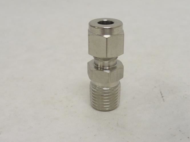 Parker 4MSC4N-316; Tube Fitting; SS-316; 1/4" Tube x 1/4 MNPT