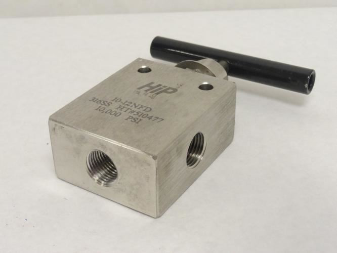HiP 10-12NFD; Connection Valve 510477; SS-316; 1/2NPT; 10;000PSI