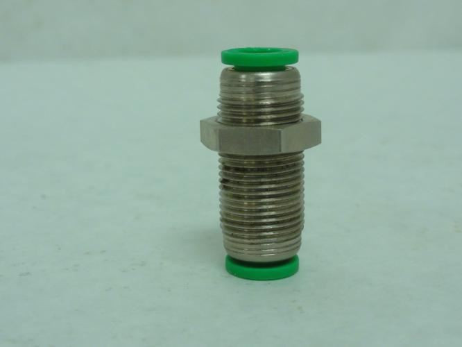 Numatics INB101-104-000; Bulkhead Union; 1/4" Tube