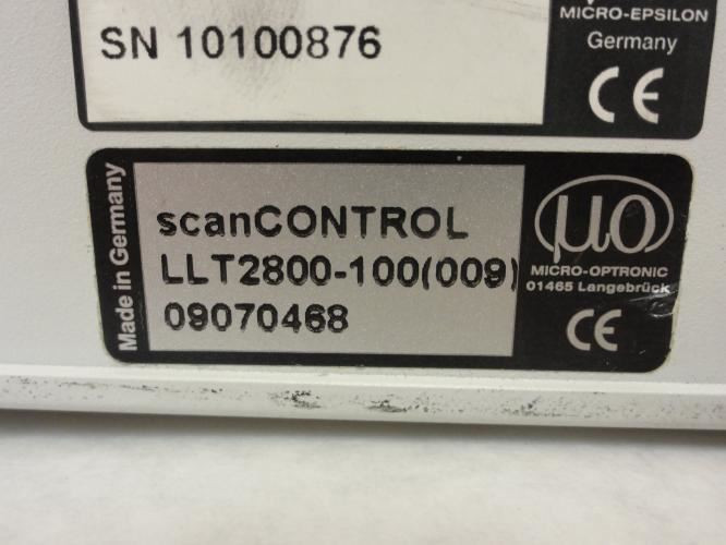 Micro-Epsilon LLT2800-100(009); Scan Control; 24VDC;MISSING KEY
